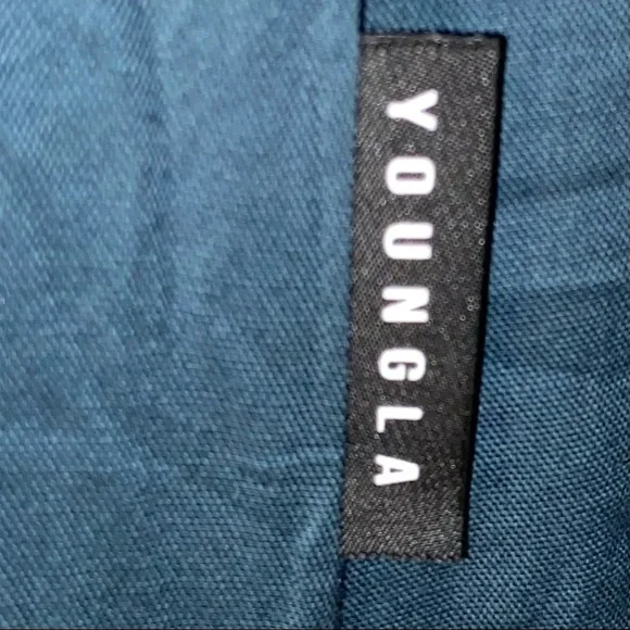 🛑 SOLD 🛑 NWT Forest Green YoungLA Wallstreet Dress Shirt Men’s XL - Picture 7 of 8